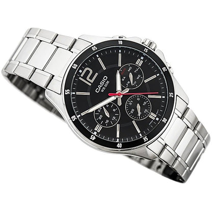 Casio MTP-1374D-1AVDF Analog Stainless Steel Strap Watch For Men